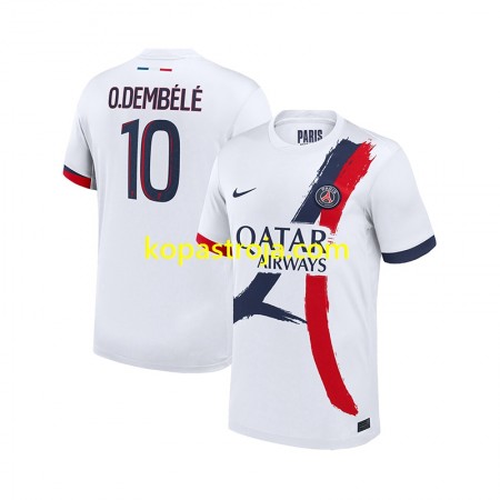 Billiga Fotbollströjor Paris Saint-Germain Ousmane Dembele 10 Borta tröja 2024/25 Kortärmad